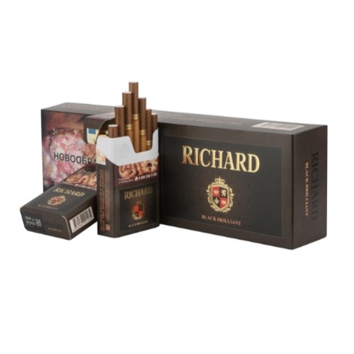 Сигариллы "Richard Black Brilliant" (упаковка 20 шт)