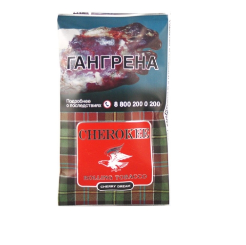 Табак курительный тонкорезаный CHEROKEE Cherry Dream/1 кор. х 40 кис. х 25 г