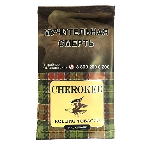 Табак курительный тонкорезаный CHEROKEE Halfzware/1 кор. х 40 кис. х 25 г