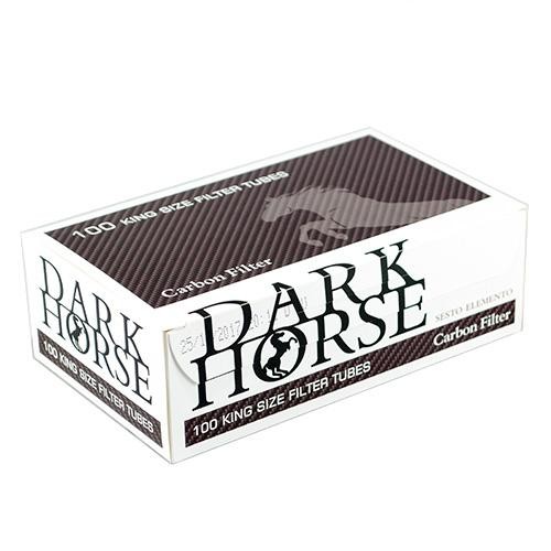 Гильзы сигаретные DarkHorse Carbon*100