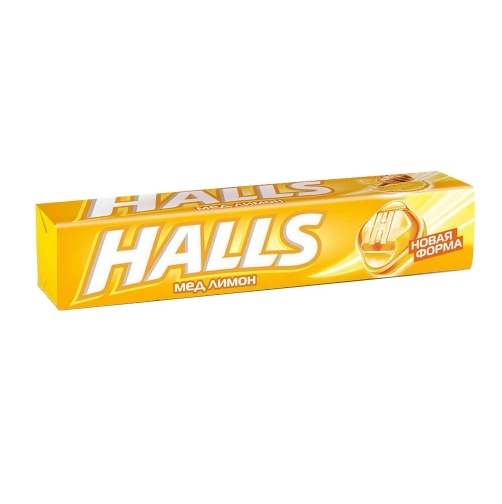 Карамель леденцовая HALLS со вкусом меда и лимона 25 гр*12*30