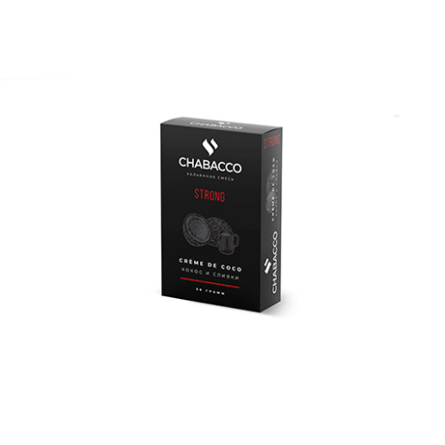 Chabacco 50 гр. "Creme De Coco" (Кокос и Сливки) Strong