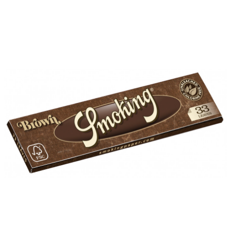 Бумага самокруток SMOKING KING SIZE BROWN*33*50