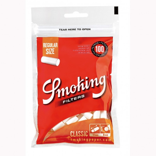 Фильтры для самокруток SMOKING REGULAR CLASSIC *100*25*8