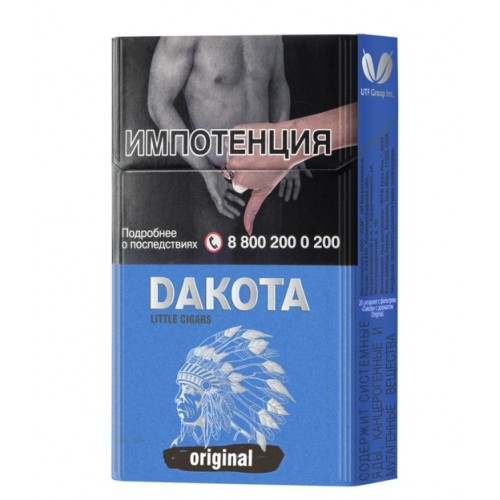 Сигариллы с фильтром "Dakota" с ароматом Original *20*10*50 МТ