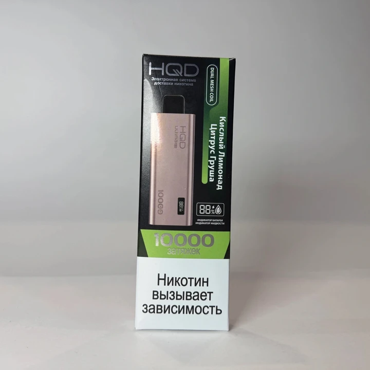 HQD ULTIMA PRO 10000 Кислый лимонад цитрус груша