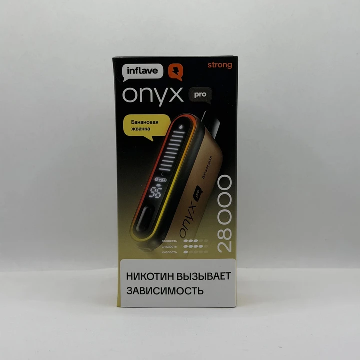 Inflave Onyx Pro Strong 28000 Банановая жвачка