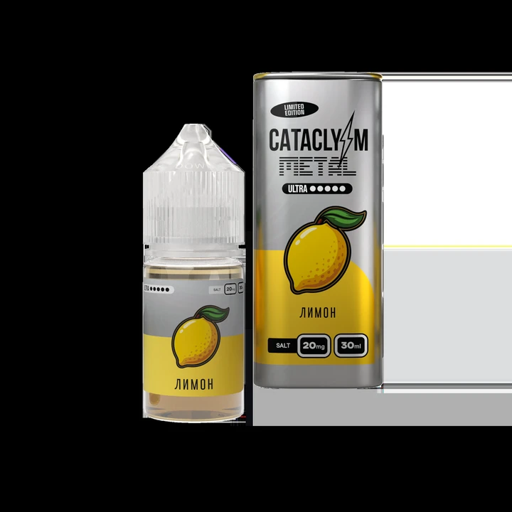 Жидкость Cataclysm Metal Salt 20 мг Лимон 30 мл