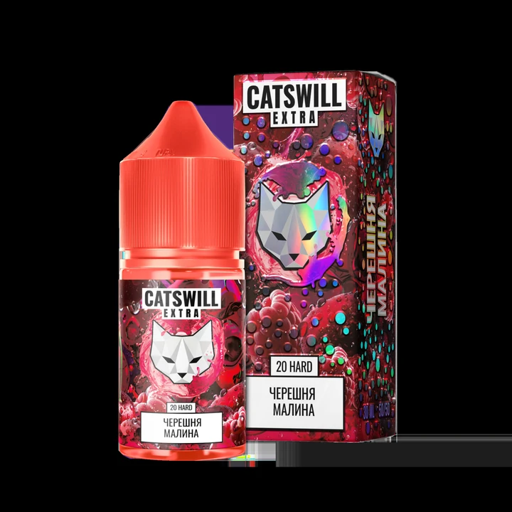 Жидкость Catswill Extra Strong Черешня Малина 30 мл