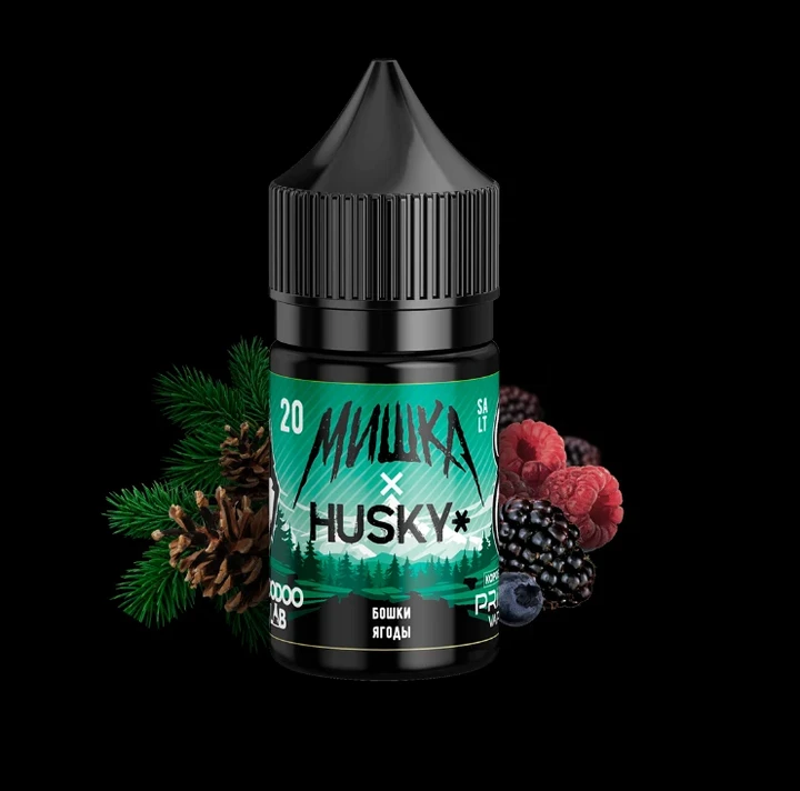 Жидкость Мишка x Husky Strong Бошки Ягоды 30 мл