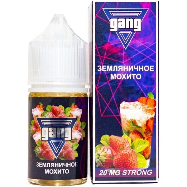 Жидкость Gang Salt Земляничное Мохито 30Мл 20