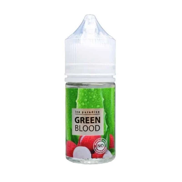 Жидкость No Menthol Ice Paradise Green Blood 30Мл 12 Salt