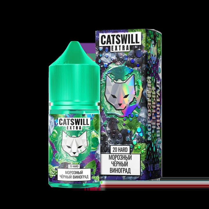 Жидкость Catswill Extra Strong Морозный Чёрный Виноград 30 мл