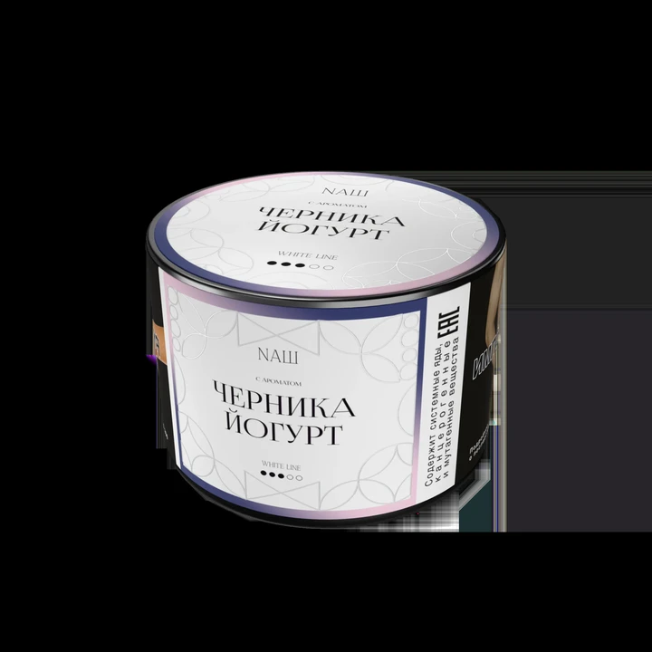 Табак для кальяна NAШ White Черника Йогурт 40 гр