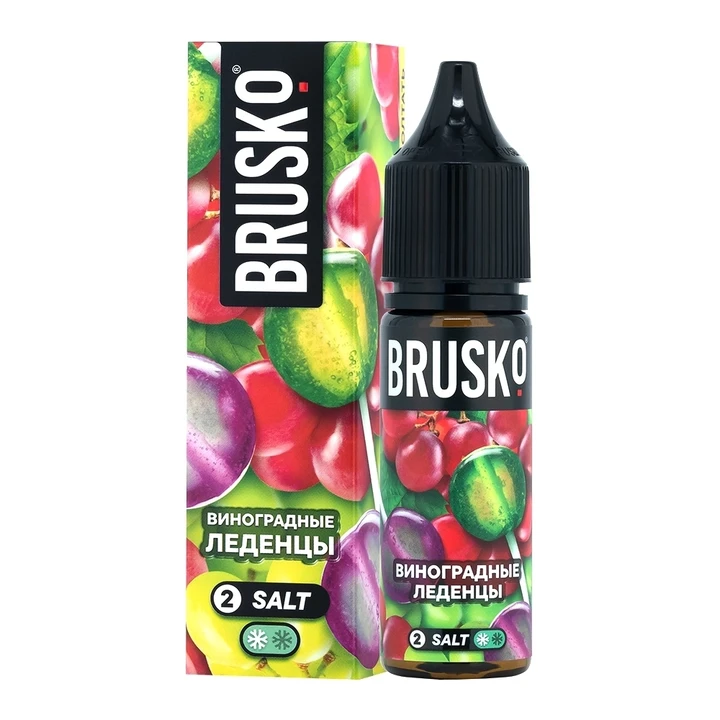 Жидкость Brusko Salt Виноградные Леденцы 35 мл. 20ultra мг