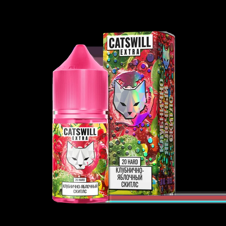 Жидкость Catswill Extra Strong Клубнично Яблочный Скитлс 30 мл