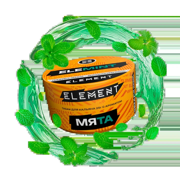 Табак для кальяна Element Elemint (Мята) Earth 25 гр