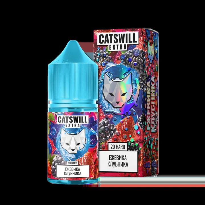 Жидкость Catswill Extra Strong Ежевика Клубника 30 мл