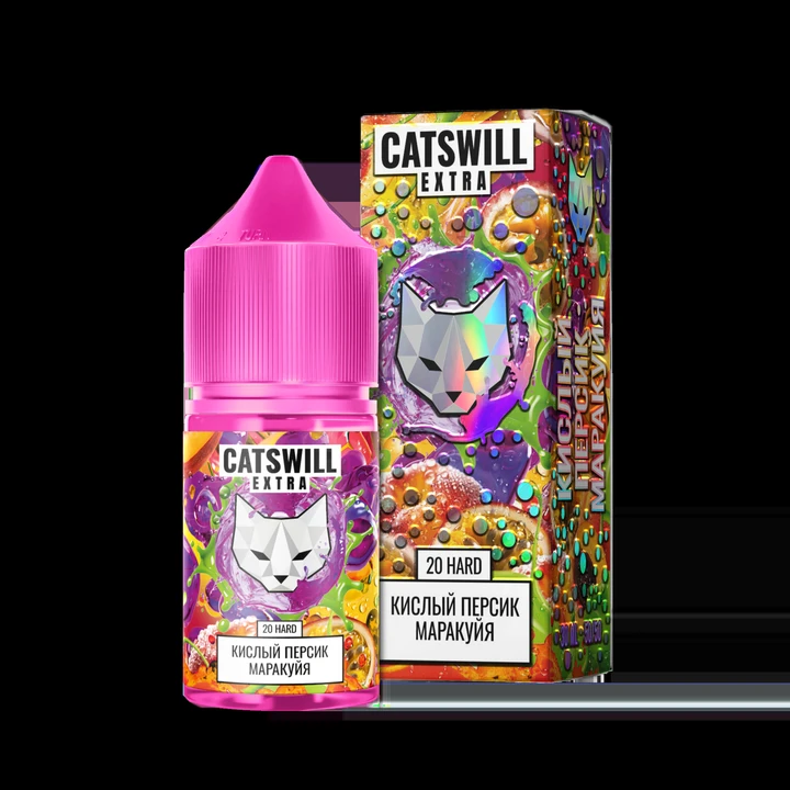 Жидкость Catswill Extra Strong Кислый Персик Маракуйя 30 мл