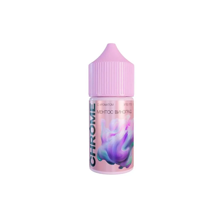 Жидкость Chrome Pink Strong Ментос Виноград 30 мл