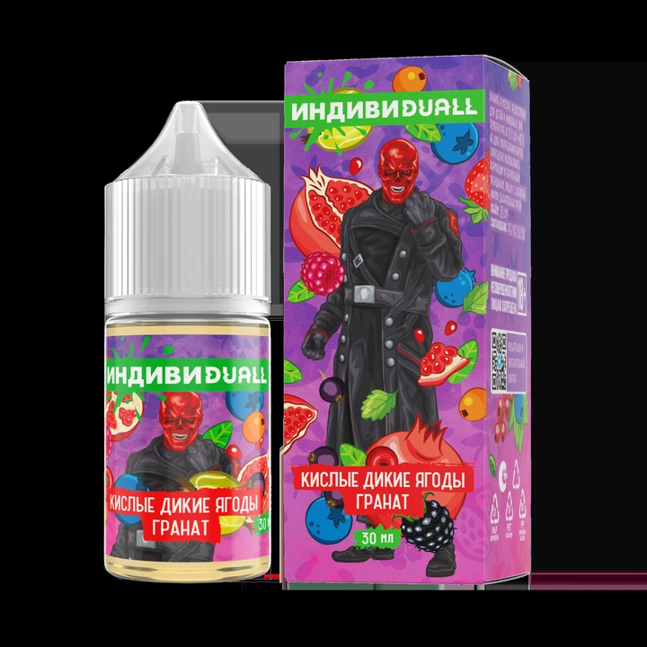 Жидкость Individuall Strong Кислые Дикие Ягоды Гранат 30 мл
