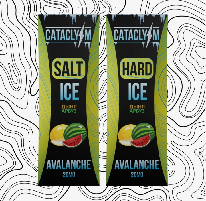 Жидкость Cataclysm Salt 20 мг Avalanche Ice (Дыня Арбуз) 30 мл