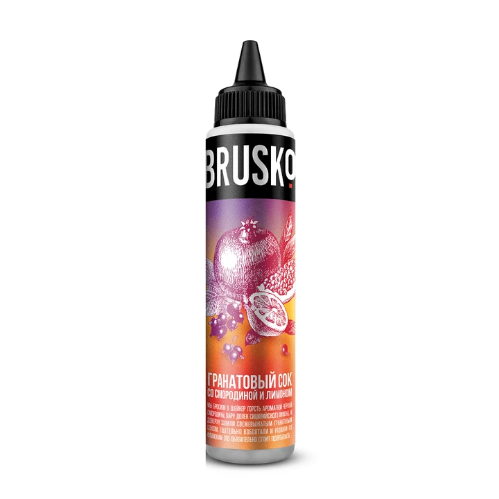 Жидкость Brusko Гранатовый Сок со Смородиной и Лимоном 60Ml