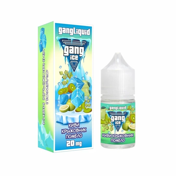 Жидкость Gang Ice Киви Крыжовник Помело 30ml. 20mg