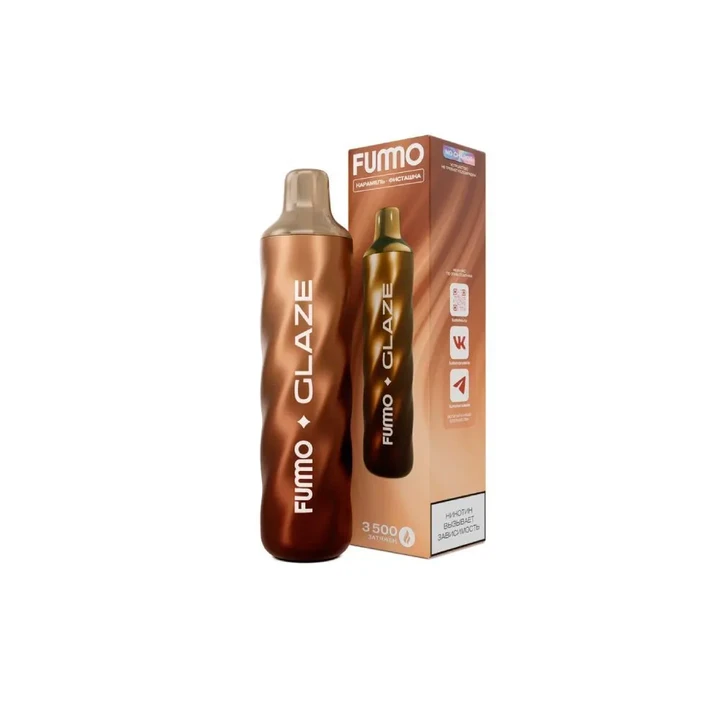 ЭСДН Fummo Glaze 3500 затяжек - Карамель Фисташка