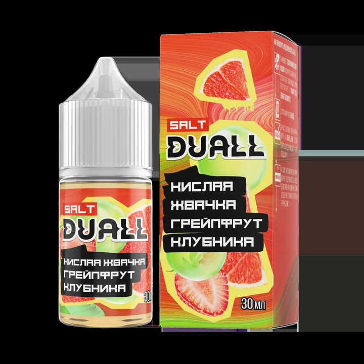 Жидкость Duall Strong Кислая Жвачка Грейпфрут Клубника 30 мл