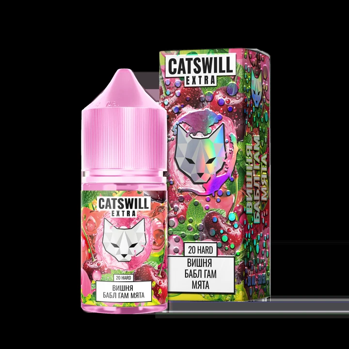 Жидкость Catswill Extra Strong Вишня Бабл Гам Мята 30 мл