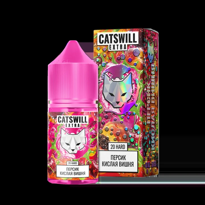 Жидкость Catswill Extra Strong Персик Кислая Вишня 30 мл
