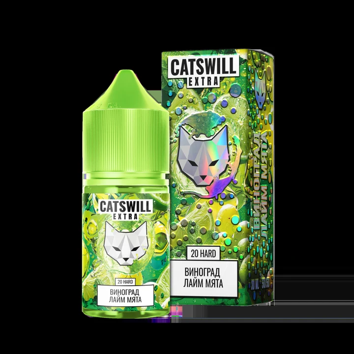 Жидкость Catswill Extra Strong Виноград Лайм Мята 30 мл
