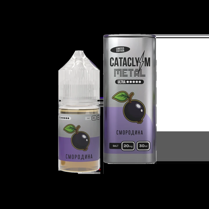 Жидкость Cataclysm Metal Salt 20 мг Смородина 30 мл