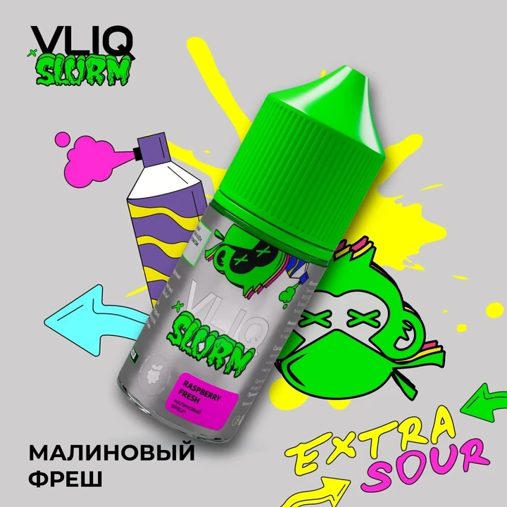Жидкость Vliq x Slurm Strong Малиновый Фреш 30 мл