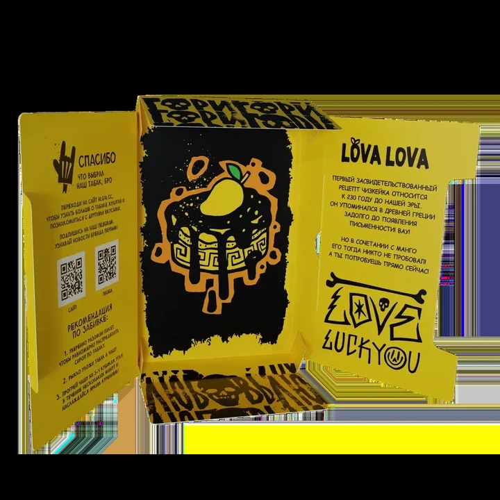 Табак для кальяна Хулиган Hard Lova Lova (Манговый Чизкейк) 25 гр