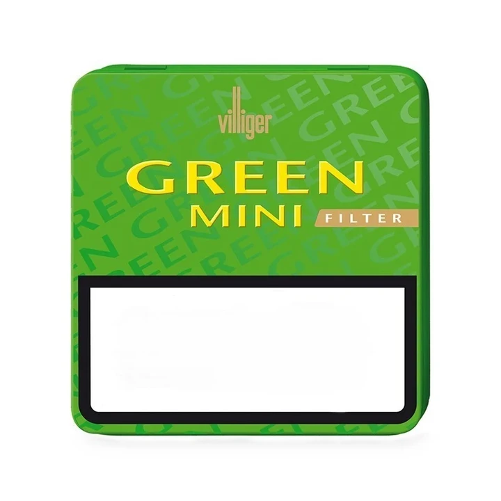 Сигариллы Villiger Green Mini Filter Lemon Aroma (20 шт)