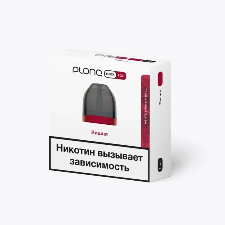 Предзаправленный Картридж Plonq Meta Pod Вишня 0.8 Ω 8 мл