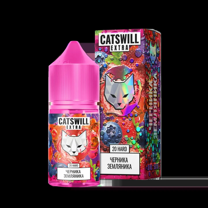 Жидкость Catswill Extra Strong Черника Земляника 30 мл