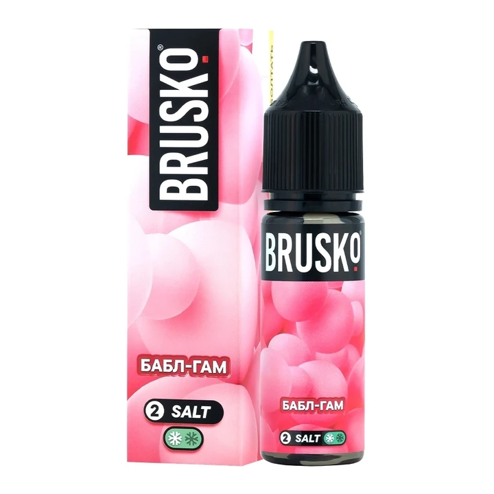 Жидкость Brusko Salt Бабл - Гам 35ml 20mg Ultra