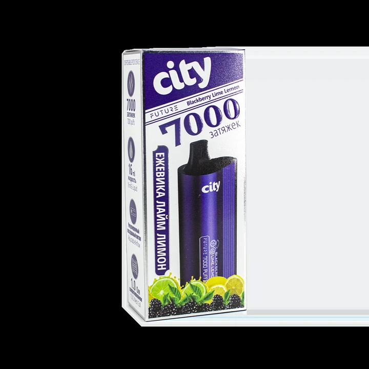 ЭСДН City 4000 Затяжек Ледяной Банан Вишня