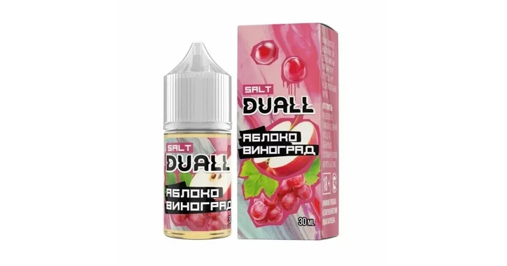 Жидкость Duall Strong Яблоко Виноград 30 мл