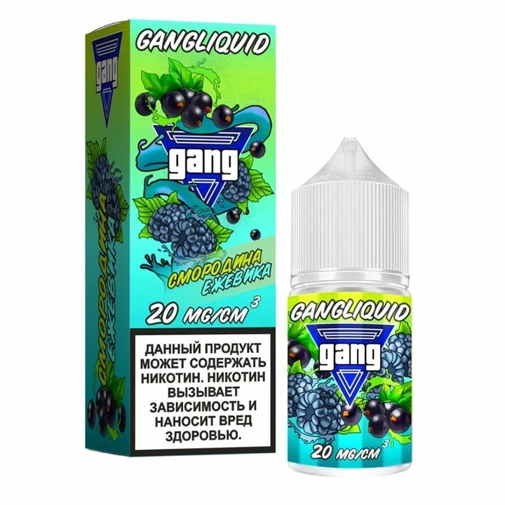 Жидкость Gang Gangliquid Смородина Ежевика 30Мл 20 Strong