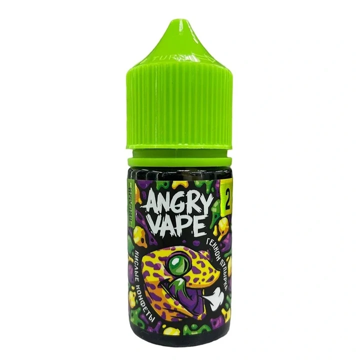 Жидкость Angry Vape Кислый Burn Синяя Малина 30 мл. 20