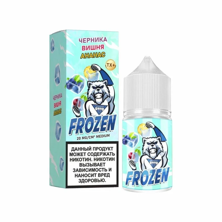 Жидкость Gang Frozen Salt Черника Вишня Ананас 30Мл 20 Ultra