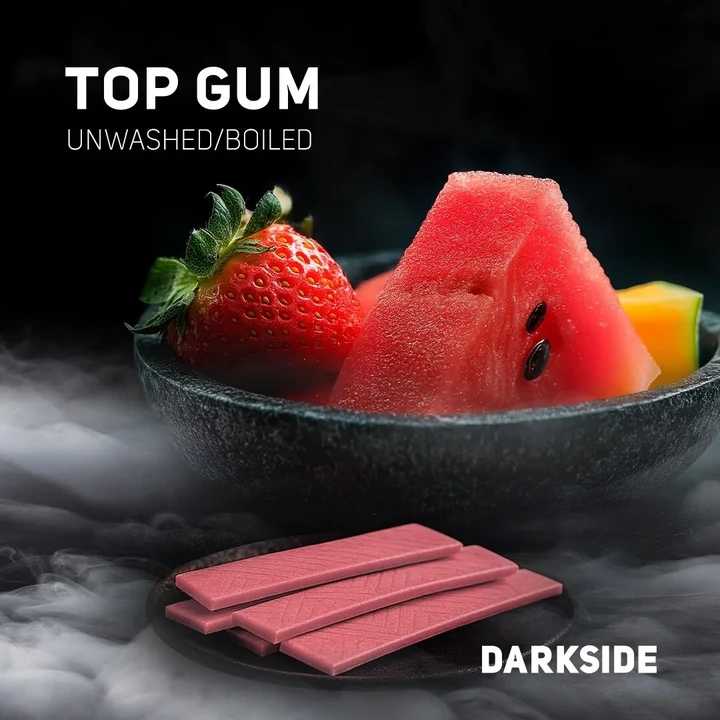 Табак для кальяна DarkSide Core Top Gum (Жвачка Клубника Арбуз) 100 гр