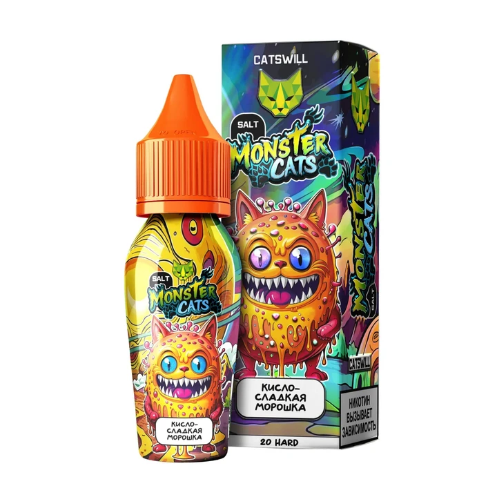 Жидкость Catswill Monster Cats Strong Кисло-Сладкая Морошка 30 мл