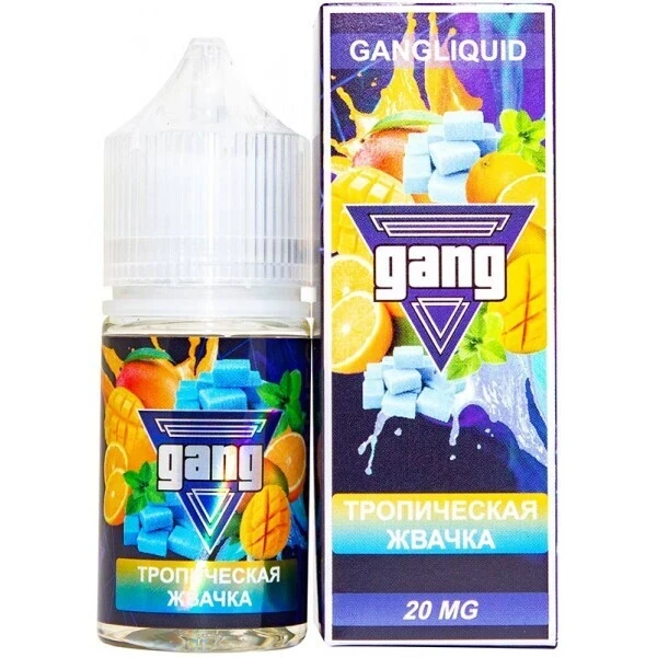 Жидкость Gang Salt Тропическая Жвачка 30Мл 20