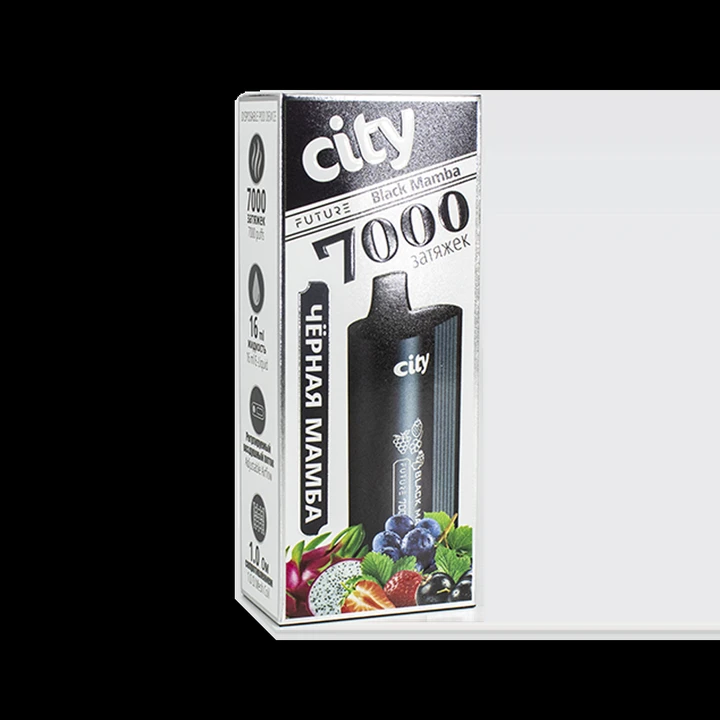 ЭСДН City 7000 Затяжек Черная Мамба
