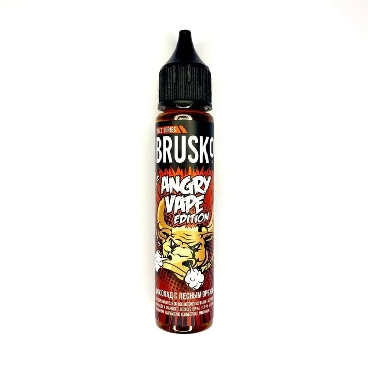 Жидкость Brusko AngryVape Edition Шоколад с Лесным Орехом 30 мл. Ultra